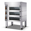 Golden Chef factory sell luxury 1 deck 1 tray small bakery ovens europe style 380V electric pizza small baking oven